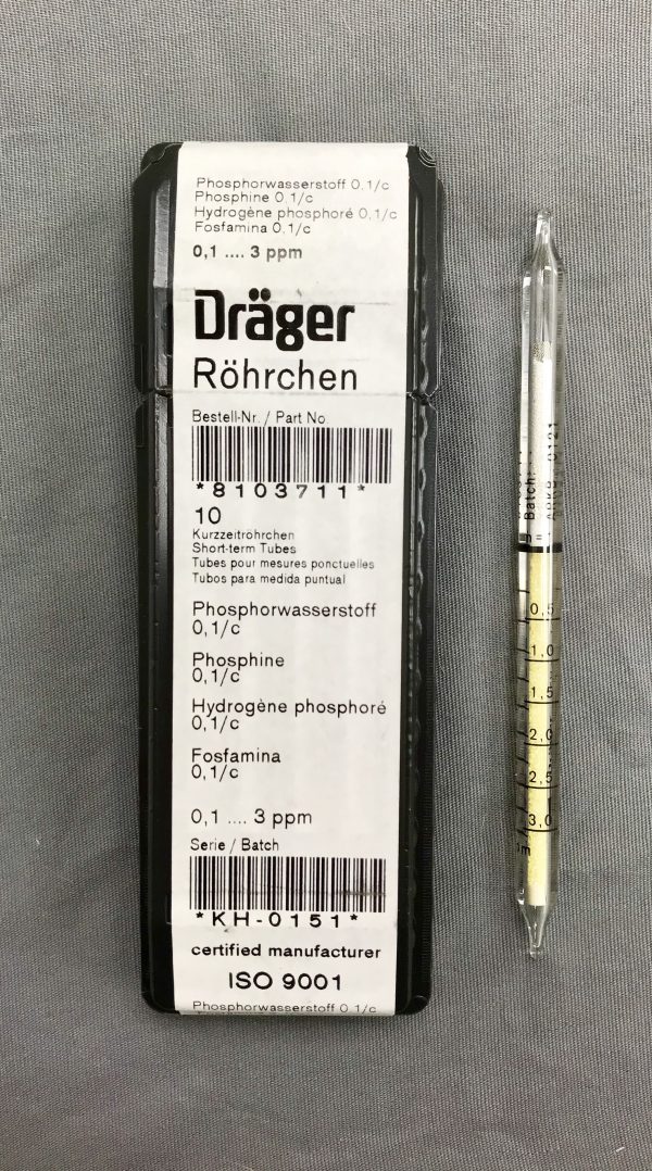 Draeger PH3 Low Range Tubes